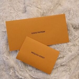 Louis Vuitton Receipt Envelopes x 2